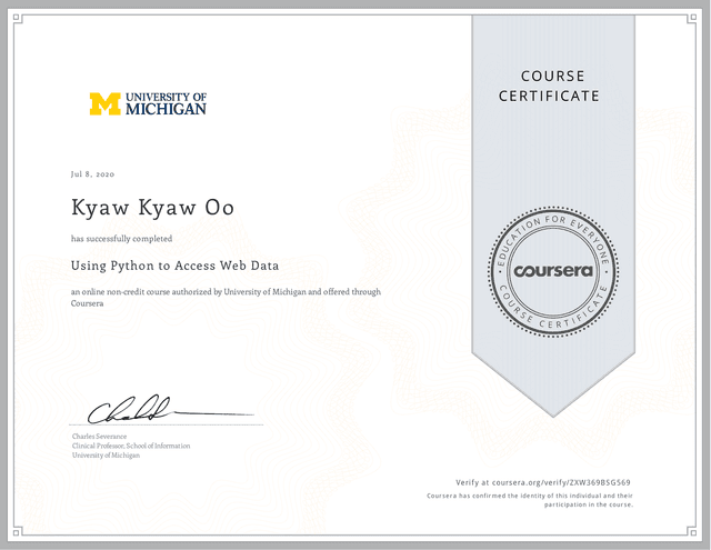 Using Python to Access Web Data